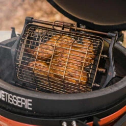 2 Paniers Rôtissoire + Tige JoeTisserie Barbecue Classic Et Big Joe - Kamado Joe -Gril De Cuisine 2 paniers joetisserie classic big kamado joe 2020000029953 4