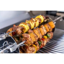Ensemble De 6 Brochettes Inox Pour Rôtissoire - Napoleon -Gril De Cuisine 6 brochettes inox rotissoire napoleon 0629162640086 4