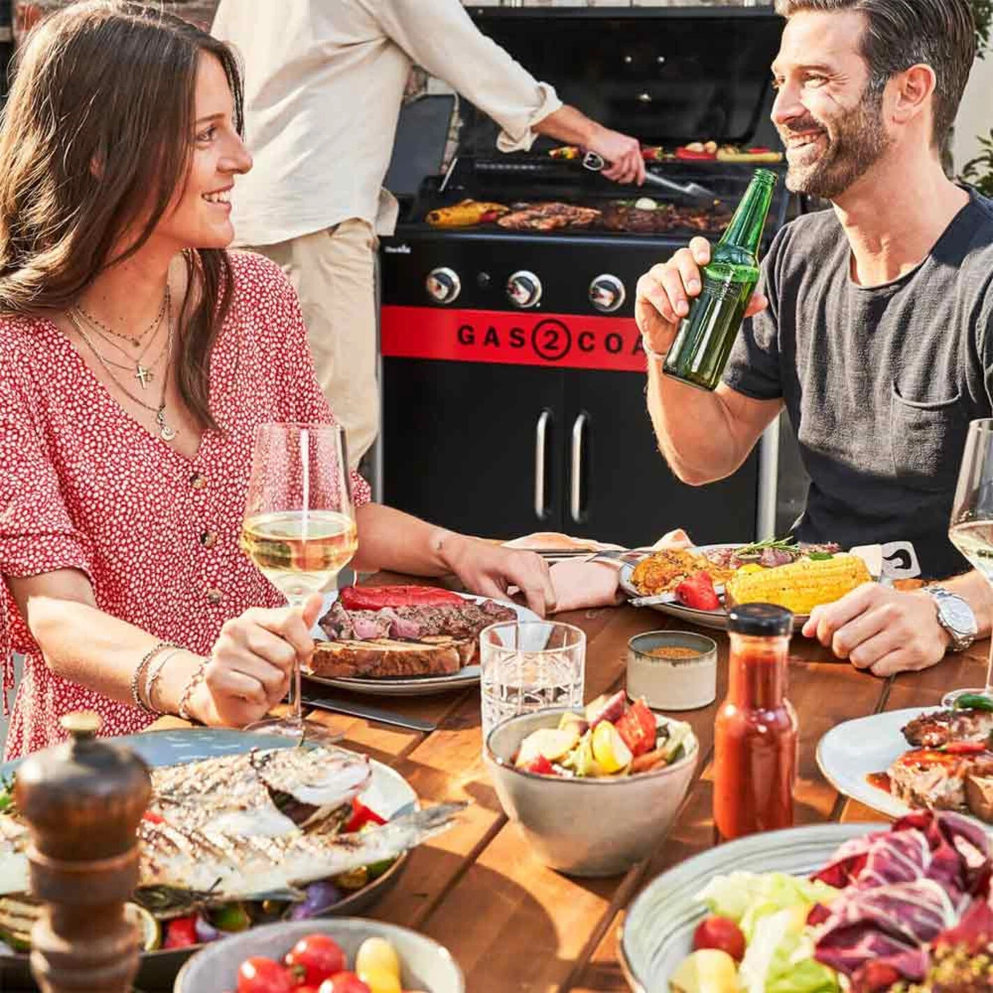 Barbecue hybride gaz et charbon Gas2Coal 440 - Char-Broil Barbecue Hybride Gaz Et Charbon Gas2Coal 440 - Char-Broil -Gril De Cuisine barbecue gas2coal 440 hybride gaz et charbon charbroil 4260547594448 5