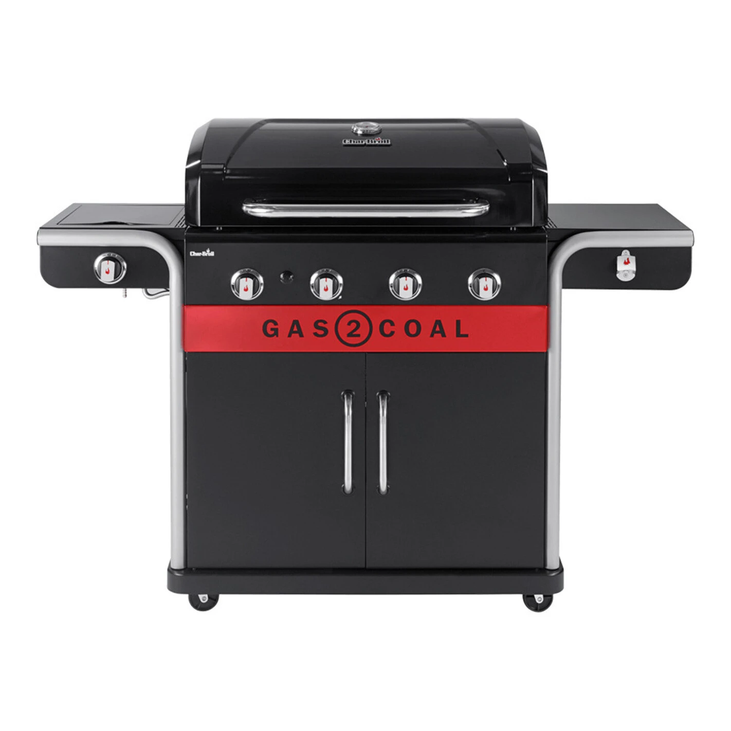 Barbecue hybride gaz et charbon Gas2Coal 440 - Char-Broil Barbecue Hybride Gaz Et Charbon Gas2Coal 440 - Char-Broil -Gril De Cuisine barbecue gas2coal 440 hybride gaz et charbon charbroil 4260547594448