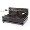 Barbecue Charbon Vulcain Tournebroche 61 X 33 Cm - Le Marquier -Gril De Cuisine barbecue vulcain tournebroche 67x50 cm le marquier 3339380073937