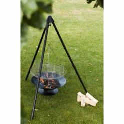 Brasero Junko ø60 Cm Fonte + Trépied + Grille Acier Chromé + Housse - Barbecook -Gril De Cuisine brasero junko trepied grille housse barbecook 5400269202156 3