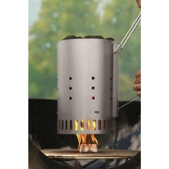 Kit Cheminée D'allumage Weber (briquettes + Allume-feux Inclus) -Gril De Cuisine cheminee d allumage weber 0077924041068 2