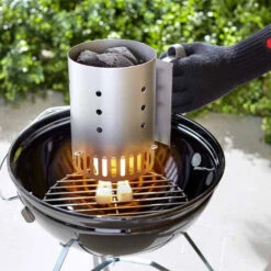 Cheminée D'allumage Weber Petit Modèle Barbecue Smokey Joe -Gril De Cuisine cheminee dallumage weber petit modele smokey joe 0077924019494 2