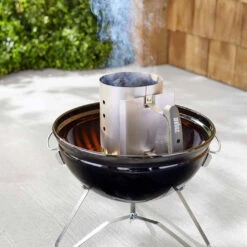 Cheminée D'allumage Weber Petit Modèle Barbecue Smokey Joe -Gril De Cuisine cheminee dallumage weber petit modele smokey joe 0077924019494 3