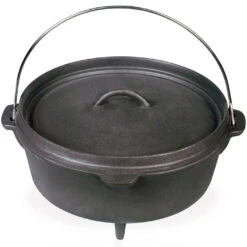 Cocotte 9L En Fonte Trépied Junko - Barbecook -Gril De Cuisine cocotte 9l fonte 5400269227210 2