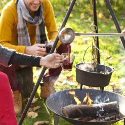 Cocotte 9L En Fonte Trépied Junko - Barbecook -Gril De Cuisine cocotte 9l fonte 5400269227210 3