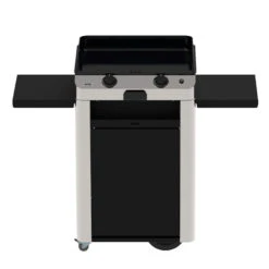 Combo Plancha Gaz Fusion 60 Inox Marin 2 Brûleurs Avec Chariot - ENO -Gril De Cuisine combo fusion 60 inox eno 3224780043386 2