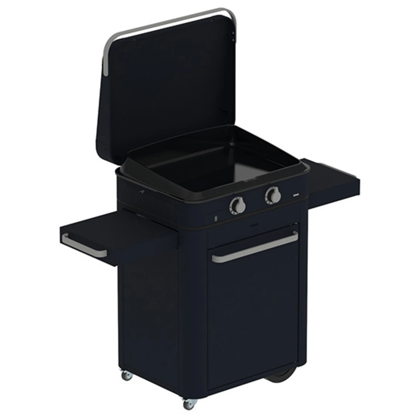 Combo Plancha gaz Enosign 65 Bleu (Chariot et Capot) - ENO* Combo Plancha Gaz Enosign 65 Bleu (Chariot Et Capot) - ENO* -Gril De Cuisine combo plancha enosign 65 bleu capot eno chariot 3224780040040 1