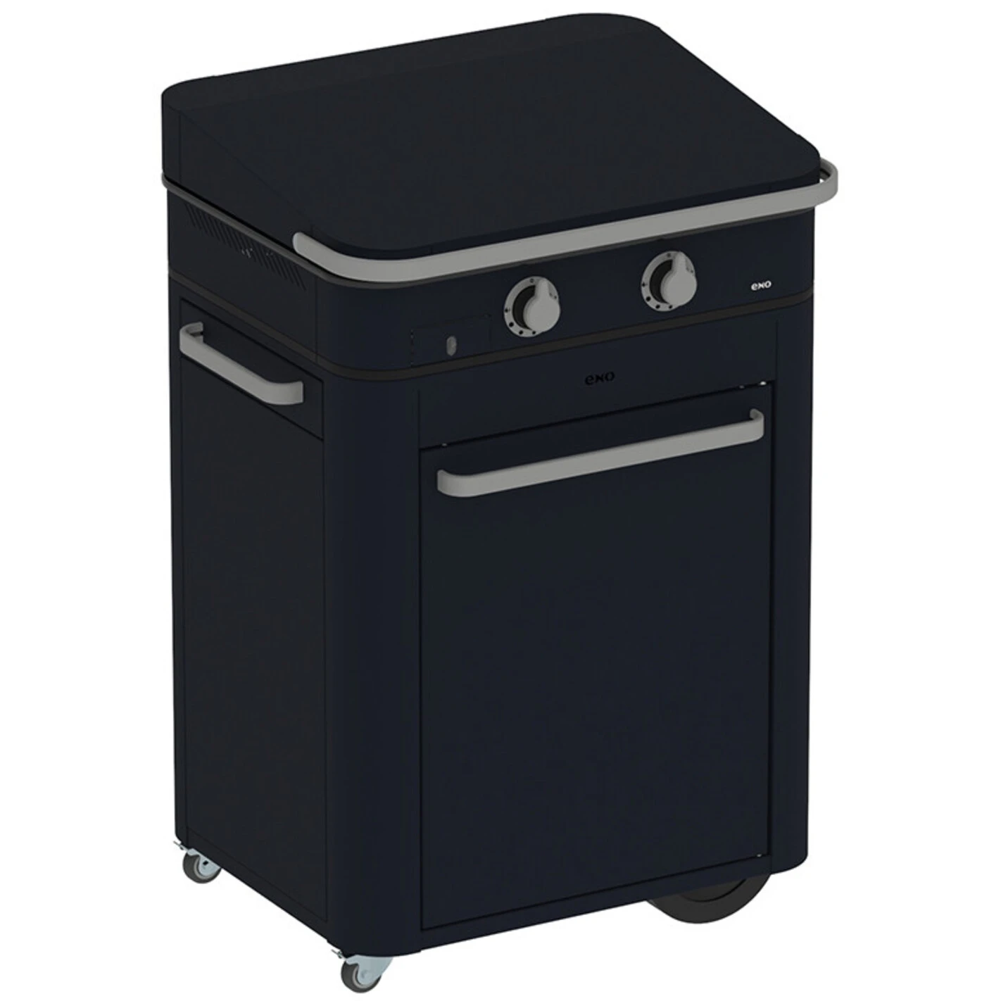 Combo Plancha gaz Enosign 65 Bleu (Chariot et Capot) - ENO* Combo Plancha Gaz Enosign 65 Bleu (Chariot Et Capot) - ENO* -Gril De Cuisine combo plancha enosign 65 bleu capot eno chariot 3224780040040 5