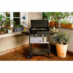 Combo Plancha Gaz EX Plus (chariot + Couvercle) - Campingaz -Gril De Cuisine ex plus couvercle campingaz 3138522124168 3
