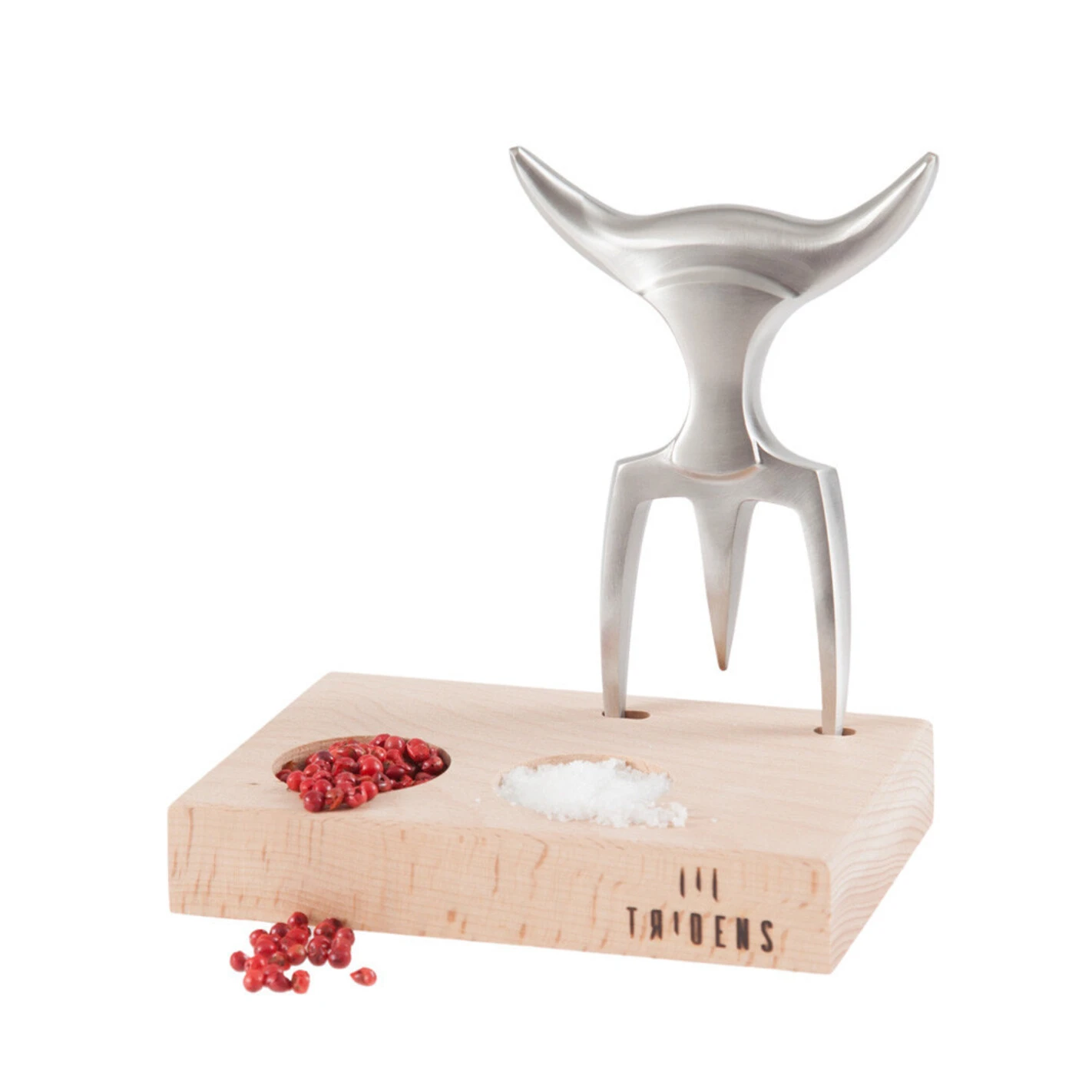 Fourchette à viande Tridens inox brossé + support Fourchette à Viande Tridens Inox Brossé + Support -Gril De Cuisine fourchette viande tridens inox 3770012105006 2