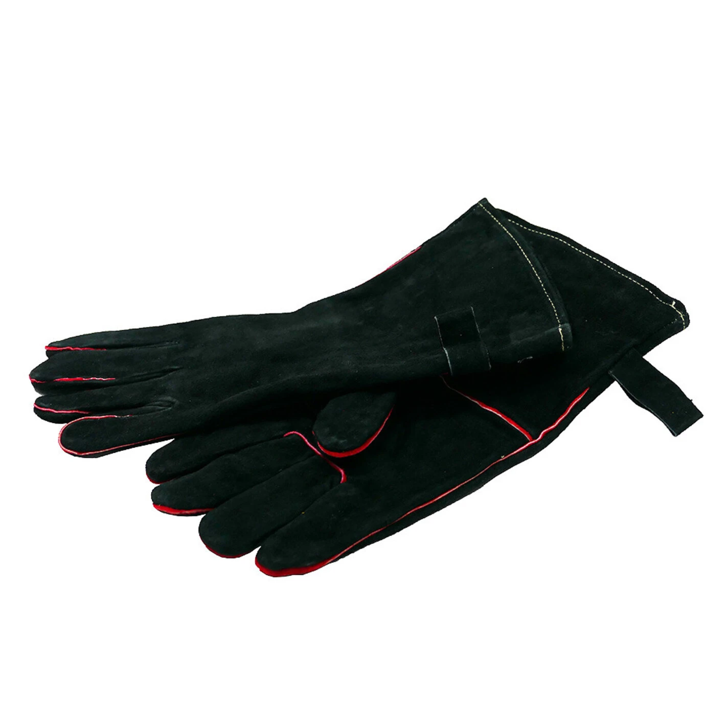Paire Gants Barbecue Cuir Noir - Nordic Flame Paire Gants Barbecue Cuir Noir - Nordic Flame -Gril De Cuisine gants barbecue cuir nordic flame 0085382675602 2