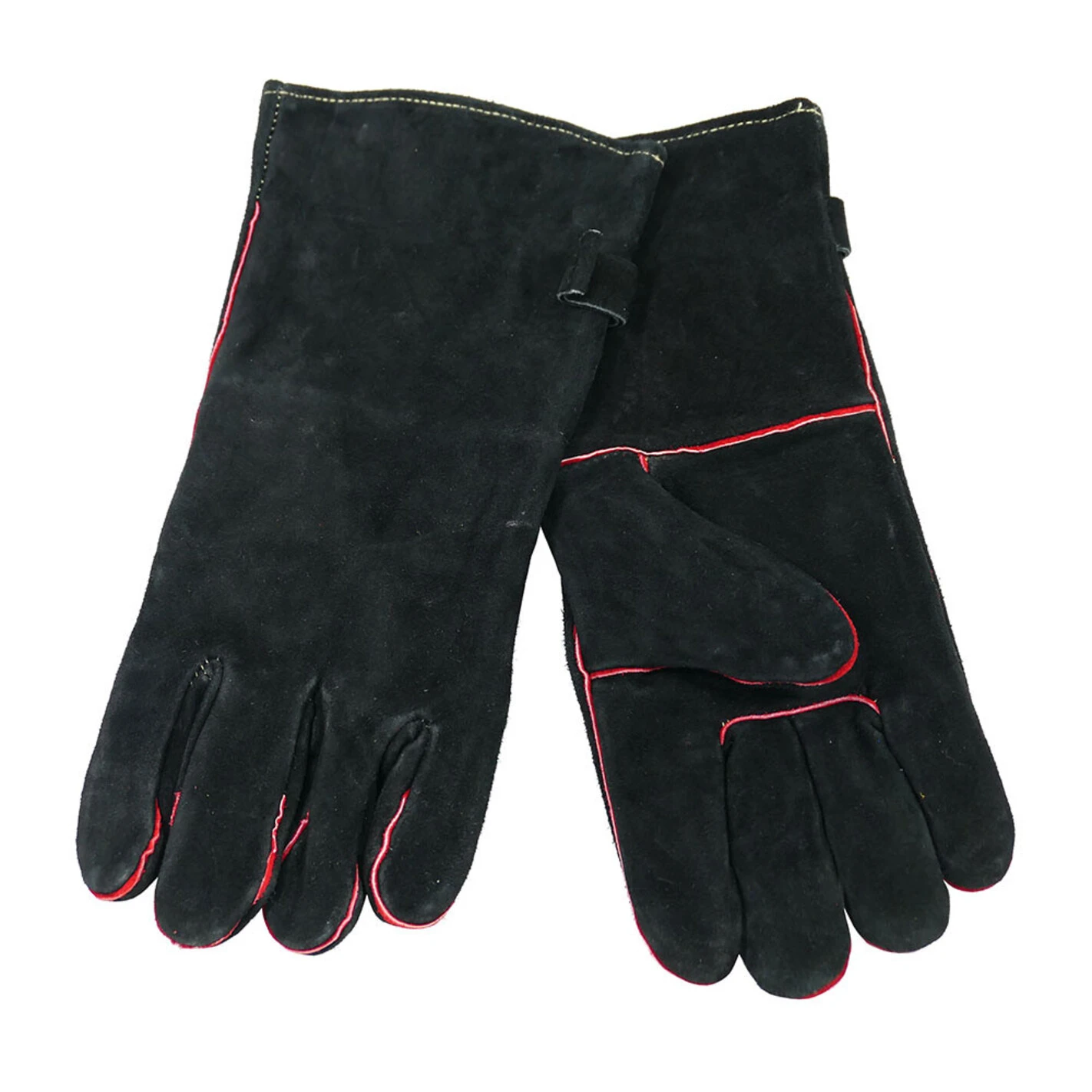 Paire Gants Barbecue Cuir Noir - Nordic Flame Paire Gants Barbecue Cuir Noir - Nordic Flame -Gril De Cuisine gants barbecue cuir nordic flame 0085382675602 4