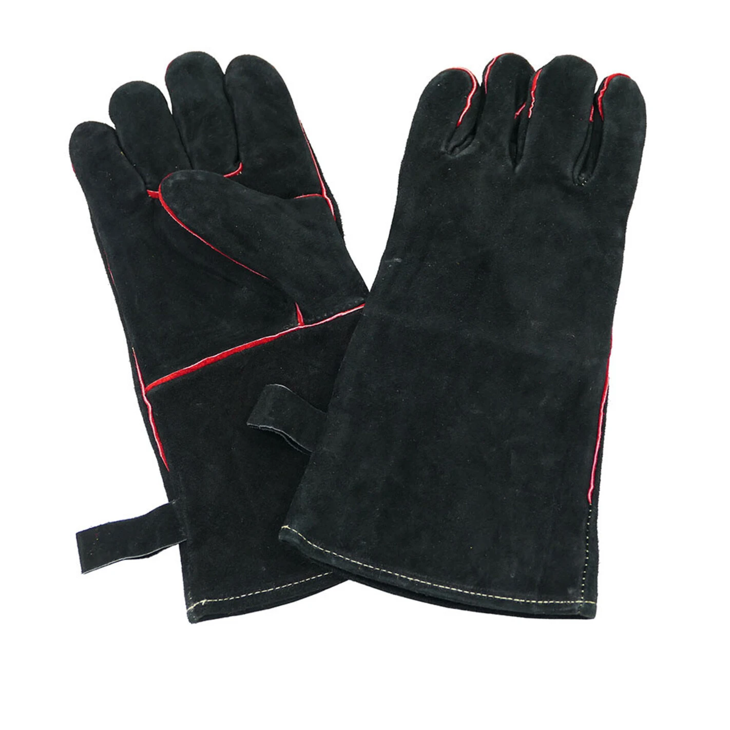 Paire Gants Barbecue Cuir Noir - Nordic Flame Paire Gants Barbecue Cuir Noir - Nordic Flame -Gril De Cuisine gants barbecue cuir nordic flame 0085382675602