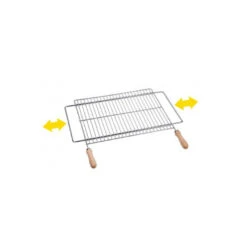 Grille De Barbecue Téléscopique 50 X 40 Cm Zingue
