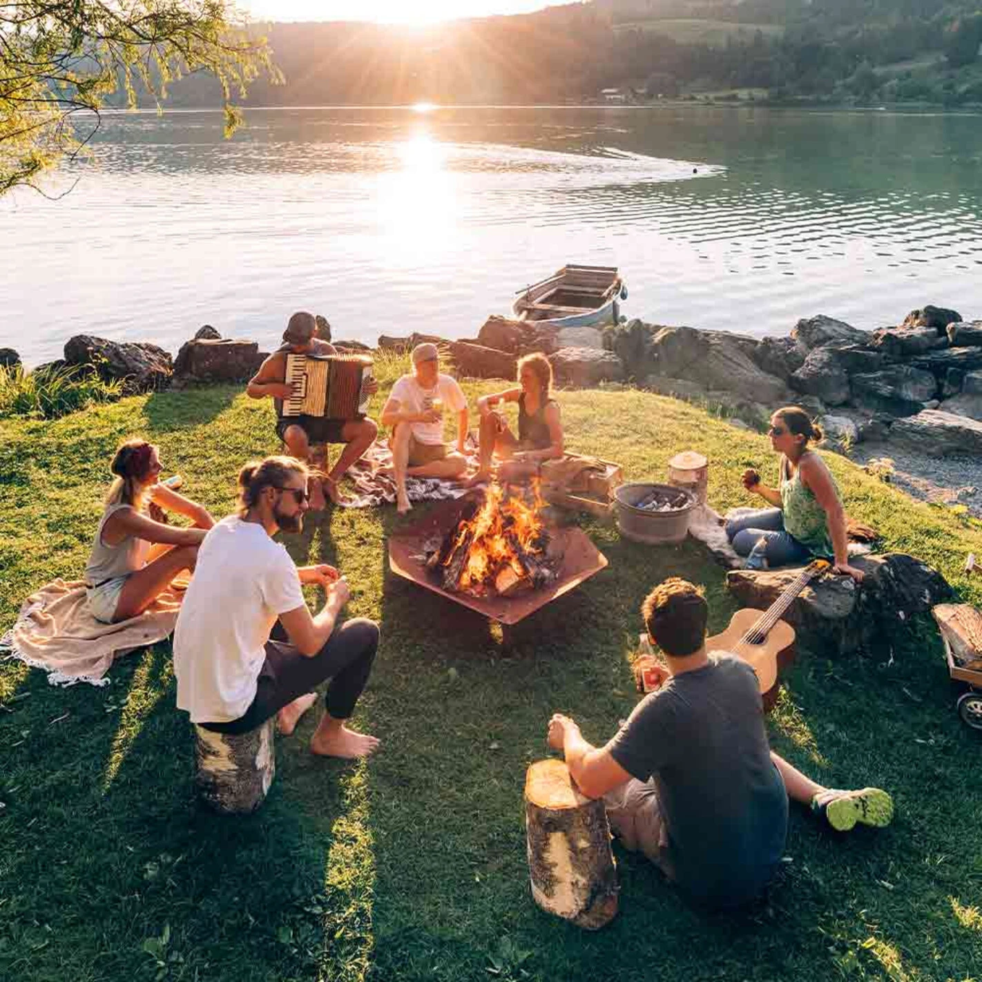 Brasero corten Triple ⌀120 cm - Höfats Brasero Corten Triple ⌀120 Cm - Höfats -Gril De Cuisine hofats triple 120 cm 4260447330443 3