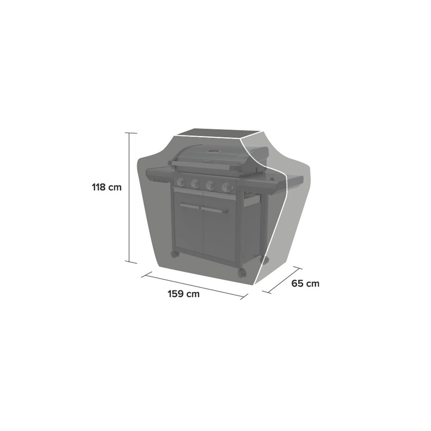 Housse barbecue XL 4 Series, Premium 4 et Onyx - Campingaz Housse Barbecue XL 4 Series, Premium 4 Et Onyx - Campingaz -Gril De Cuisine housse 4 series classic premium campingaz 3138522128807 5