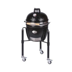 Barbecue Kamado JUNIOR Pro 2.0 Noir + Chariot - Monolith* -Gril De Cuisine monolith junior 2 0 noir chariot 4260444583453 2