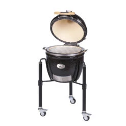 Barbecue Kamado JUNIOR Pro 2.0 Noir + Chariot - Monolith* -Gril De Cuisine monolith junior 2 0 noir chariot 4260444583453 3