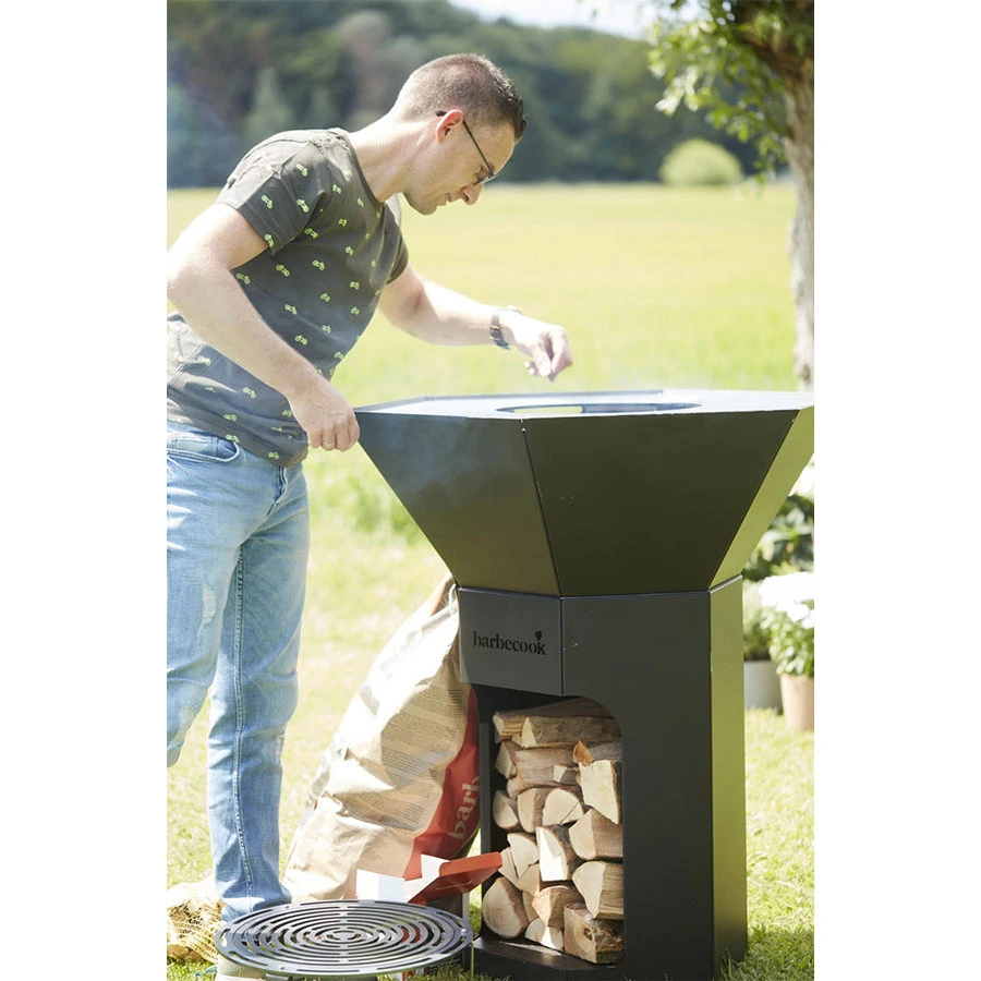 Brasero plancha Nestor Original Noir acier galvanisé - Barbecook Brasero Plancha Nestor Original Noir Acier Galvanisé - Barbecook -Gril De Cuisine nestor original noir barbecook 5404035700785 3