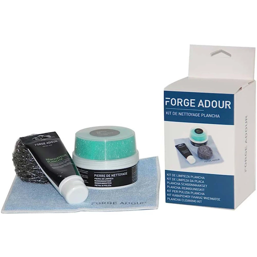 PACK Combo Plancha gaz Modern 60 acier gris / noir + Chariot + Kit de nettoyage - Forge Adour PACK Combo Plancha Gaz Modern 60 Acier Gris / Noir + Chariot + Kit De Nettoyage - Forge Adour -Gril De Cuisine pack combo modern 60 gaz 2020000034766 4