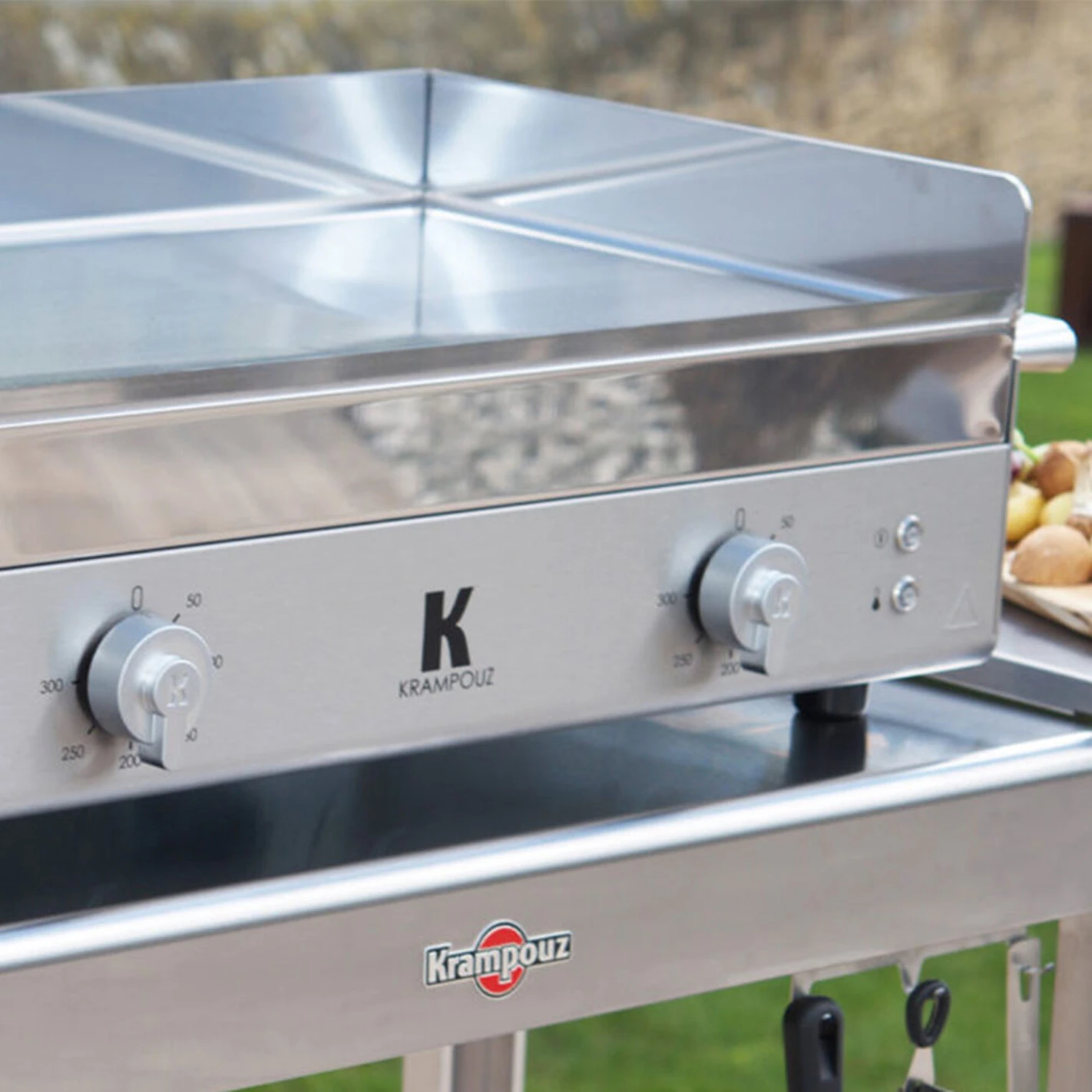 Pack plancha gaz K 65 cm + Desserte Plein Air - Krampouz Pack Plancha Gaz K 65 Cm + Desserte Plein Air - Krampouz -Gril De Cuisine pack k 65 gaz chariot plein air krampouz 2020000031512 3