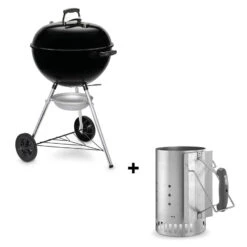 Pack Barbecue Charbon Original Kettle 5710 + Cheminée D'allumage - Weber