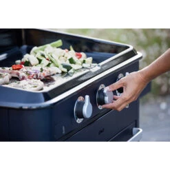 Plancha Gaz Enosign 65 Bleue Navy Avec Capot - ENO* -Gril De Cuisine plancha enosign 65 bleue navy capot gaz eno 3224780040088 8