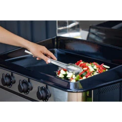 Plancha Gaz Enosign 80 Inox Avec Capot - ENO* -Gril De Cuisine plancha enosign 80 inox capot eno 3224780040071 5