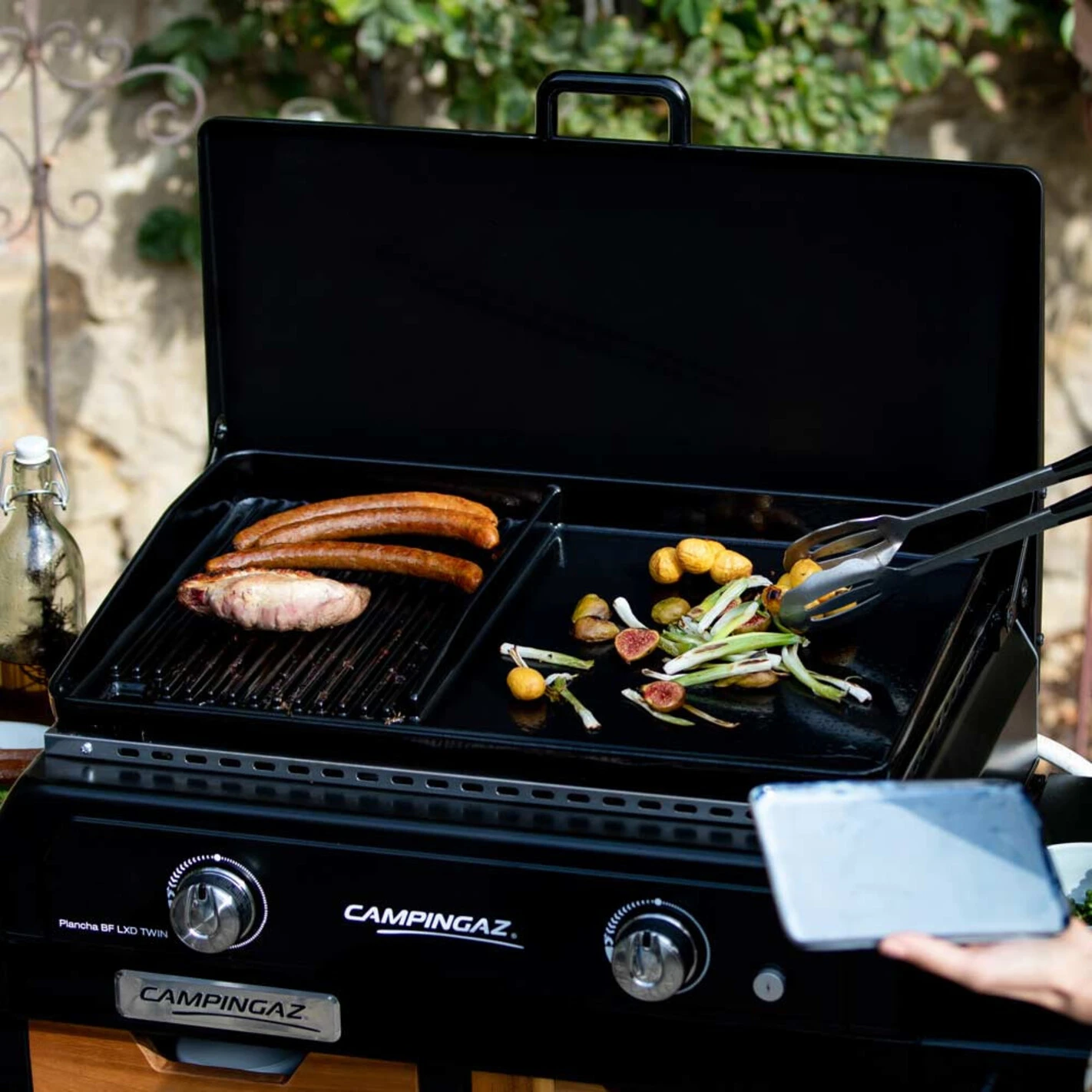 Plancha gaz Blue Flame LXD Twin + Couvercle - Campingaz Plancha Gaz Blue Flame LXD Twin + Couvercle - Campingaz -Gril De Cuisine plancha gaz blue flame lxd twin campingaz 3138522119416 3