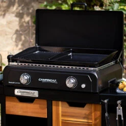 Plancha Gaz Blue Flame LXD Twin + Couvercle - Campingaz 7 Plancha Gaz Blue Flame LXD Twin + Couvercle - Campingaz -Gril De Cuisine plancha gaz blue flame lxd twin campingaz 3138522119416 5