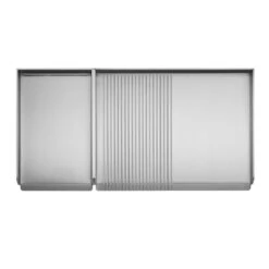 Plancha Gaz Encastrable Oasi 80 Mix Lisse Rainurée - Planet 4 Plancha Gaz Encastrable Oasi 80 Mix Lisse Rainurée - Planet -Gril De Cuisine plancha inox gaz oasi 80 mix rainuree lisse planet 8033945789084 2