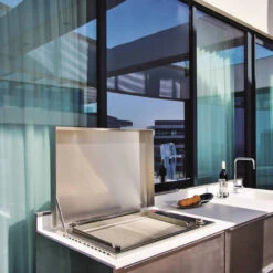 Plancha Gaz Encastrable Oasi 80 Mix Lisse Rainurée - Planet 6 Plancha Gaz Encastrable Oasi 80 Mix Lisse Rainurée - Planet -Gril De Cuisine plancha inox gaz oasi 80 mix rainuree lisse planet 8033945789084 4