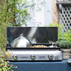 Plancha Gaz Master 3 LX + Couvercle - Campingaz -Gril De Cuisine plancha master 3 lx campingaz 3138522112189 7