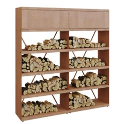 Etagère Range Bois Corten 200 - Ofyr -Gril De Cuisine range bois corten 200 2020000020141 2