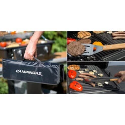 Set 5 Ustensiles Bambou Pour Barbecue Avec Sacoche - Campingaz -Gril De Cuisine sacoche 5 ustensiles bambou 3138522058296 3