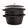 Set De 2 Cocottes En Fonte Staub Empilables - Ofyr -Gril De Cuisine set 2 cocottes empilables staub ofyr 6019909622637