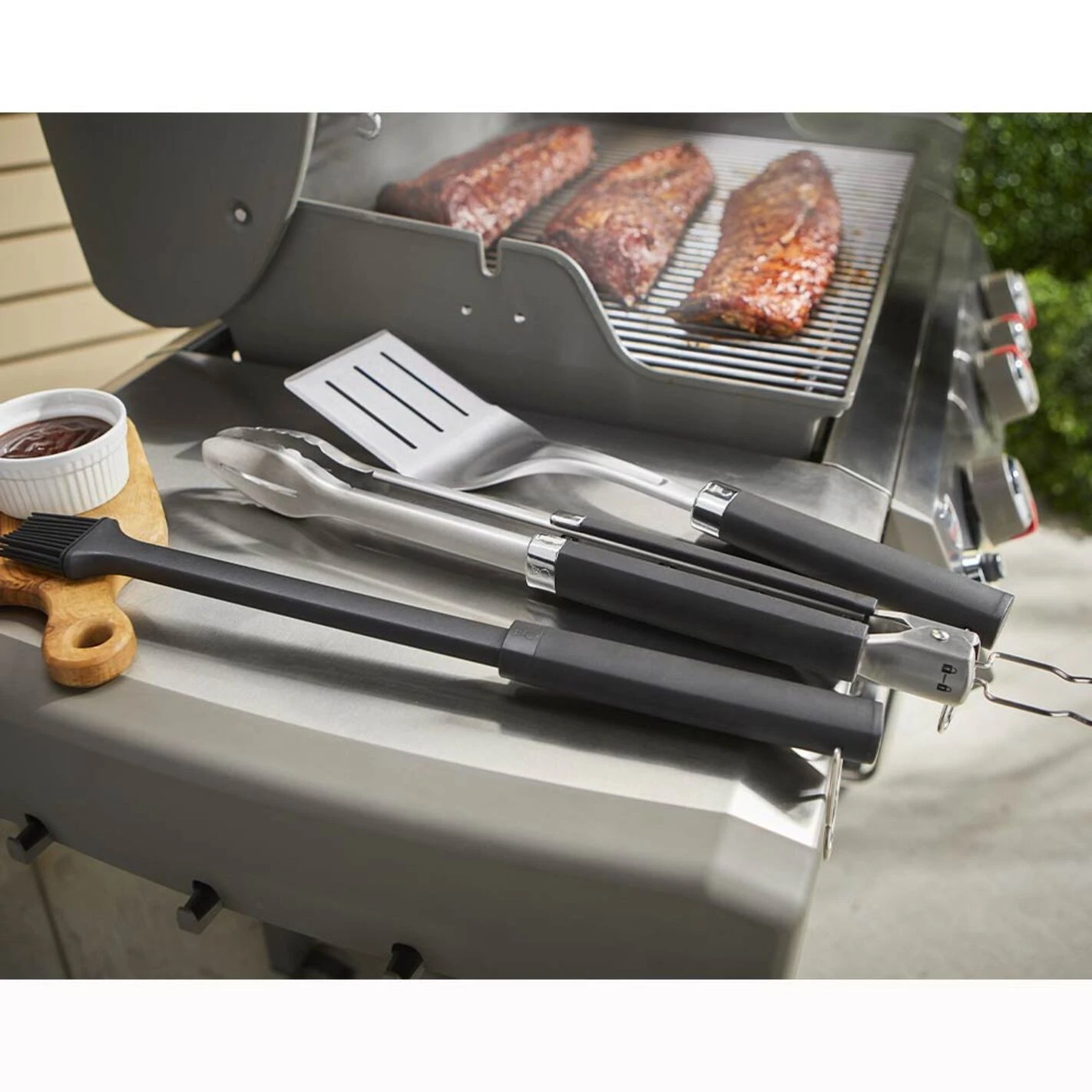 Kit 3 Ustensiles Précision Barbecue - Weber Kit 3 Ustensiles Précision Barbecue - Weber -Gril De Cuisine set 3 ustensiles better 0077924159701 1