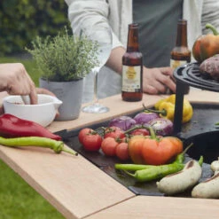 Table D’appoint En Bois Brasero Nestor - Barbecook -Gril De Cuisine table appoint nestor barbecook 5404035708088 2