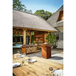 Table Corten Pro Céramique Gris Foncé Ofyr -Gril De Cuisine table corten pro ceramique gris fonce 2020000019268 2