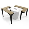 Tables Acacia En L (x2) Pour Brasero Plancha - Le Gooker -Gril De Cuisine tables acacia le gooker 2020000028628
