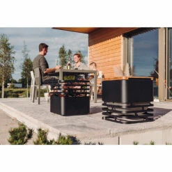 Tablette Pour Brasero Cube En Bambou - Höfats -Gril De Cuisine tablette bambou cube hofats 4260447330146 3